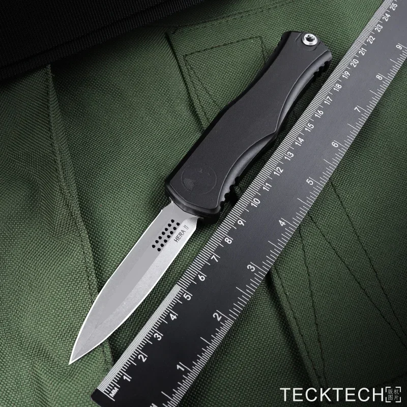 

HERA 2 Knives GEN 2 Hera Goddess Micro Teck Tech Combat Tactical Pocket Knife D2 Blade CNC T6 EDC Self Defense Pocketknife