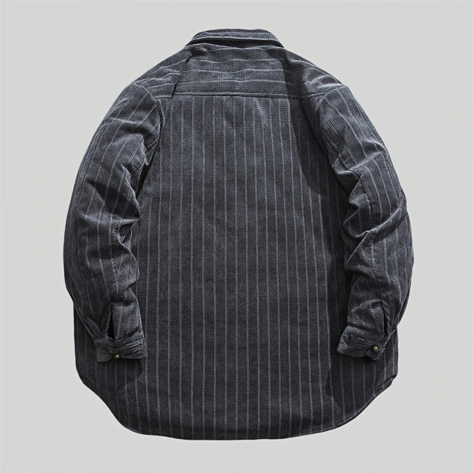 Parka holgada de estilo chino para hombre, chaquetas gruesas, cálidas, Retro, de algodón, con hebilla de disco, informales, color negro, de invierno