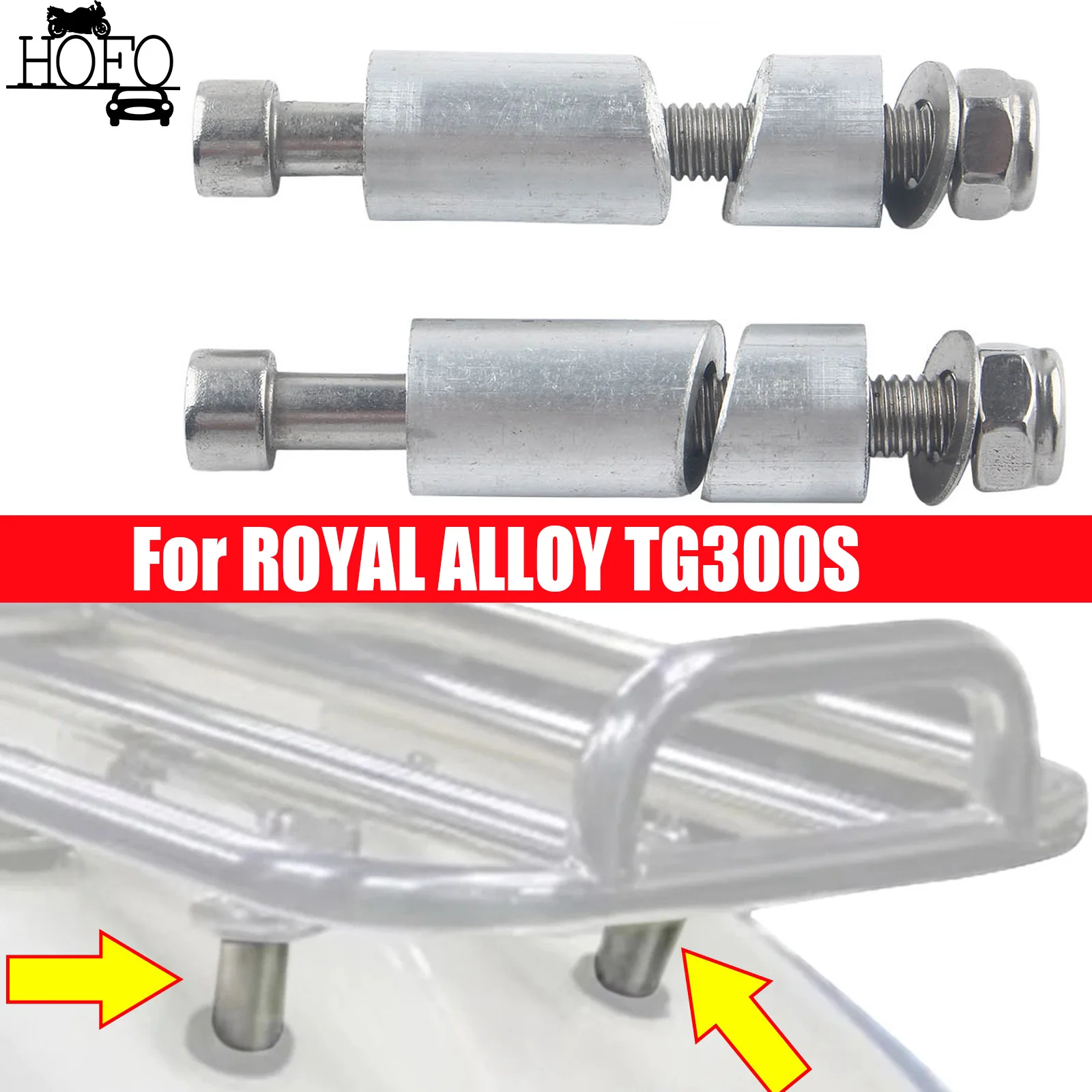 

FIT For ROYAL ALLOY TG300S Luggage Rack Leveling Bushing