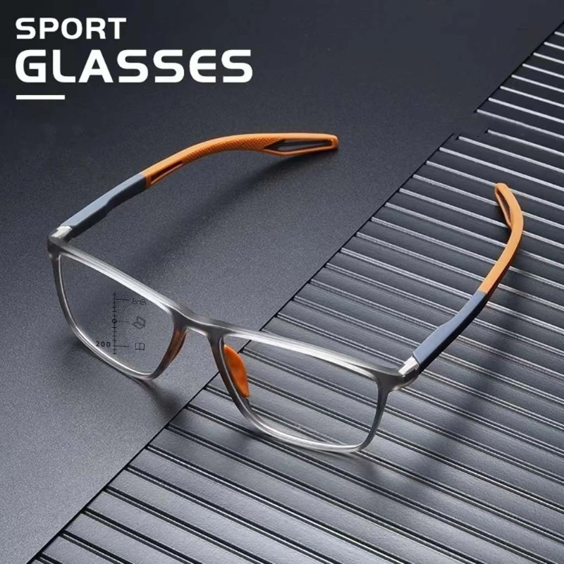 

Dual Use Ultra Light Reading Glasses Anti Slip Intelligent Zoom High-definition Anti Blue Light Multifocal Presbyopia Eyewear