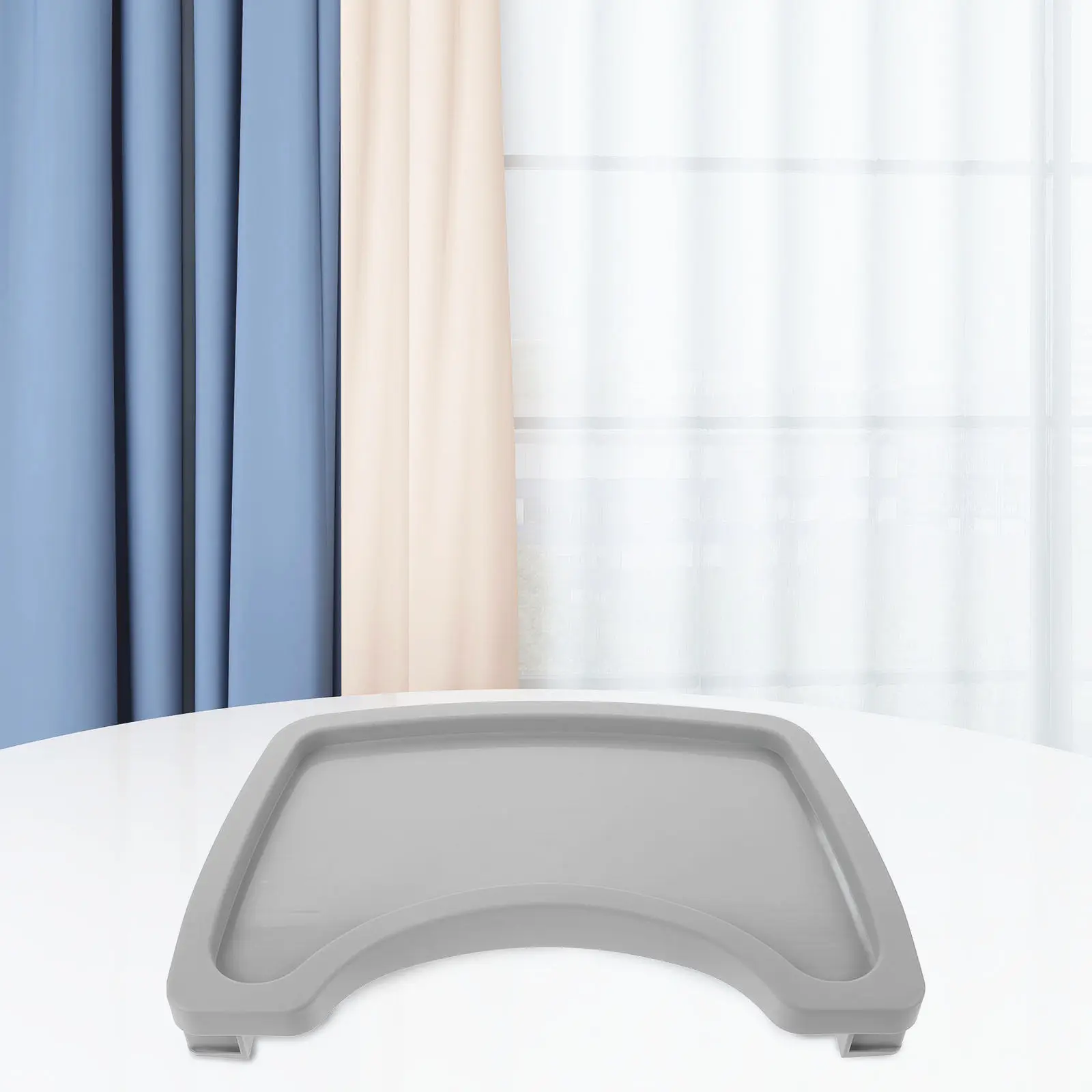 

Поднос для детского питания для стульчика для кормления, многоразовый пластиковый обеденный поднос, съемная прочная тарелка для кормления младенцев, аксессуар для детского стульчика