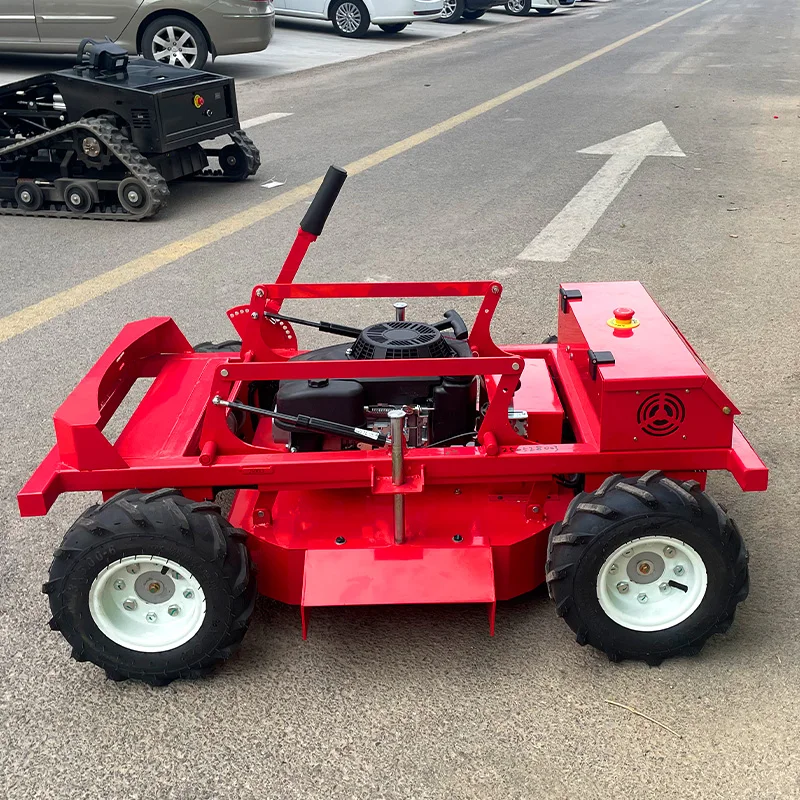 Индивидуальная оригинальная интеллектуальная газонокосилка с дистанционным управлением производителя, садовая гусеничная газонокосилка