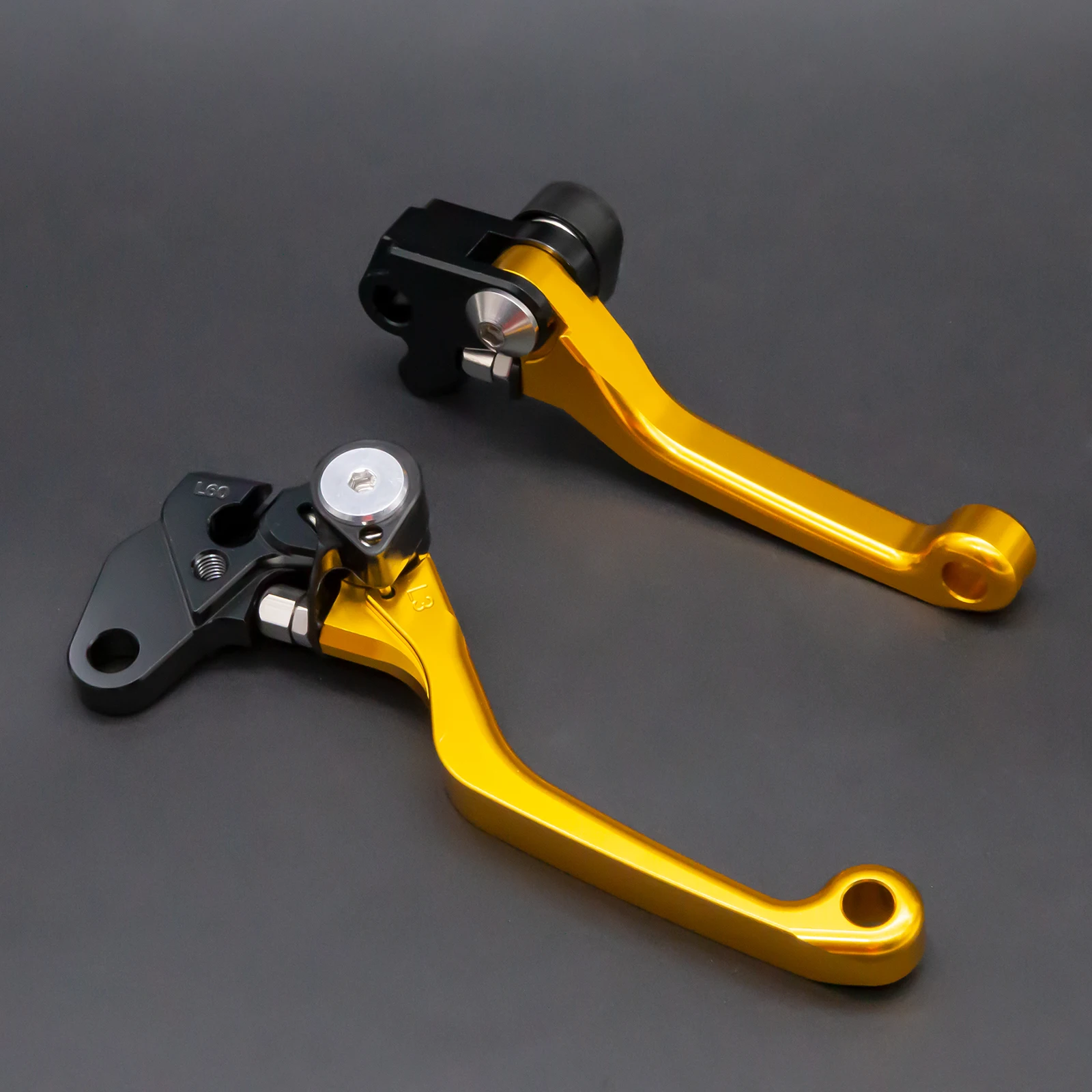 Palanca de freno y embrague CNC pivotante para motocicleta, accesorios MOTO compatibles con Suzuki RM125 RM250 RM 125 250 1996-2001 2002 2003