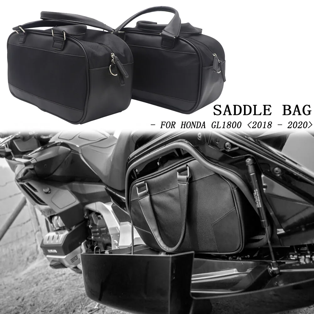 Motorcycle Accessory Side Trunk Saddlebag Saddle bags Liner Set Black For Honda Goldwing GL1800 1800 2018-2019