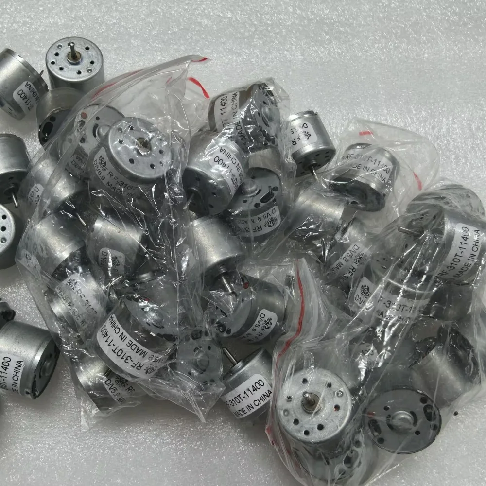 1pc RF-310T-11400 Micro DC Motor 3V 6V 9V 24mm Round Spindle 2mm Shaft Mini Electric Motor