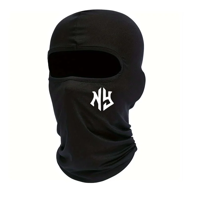 1pc Unisex NY Pattern Multifunctional Graffiti Punk Sun Protection Mask, Balaclava Hat, For Outdoor Sports, Christmas Gifts