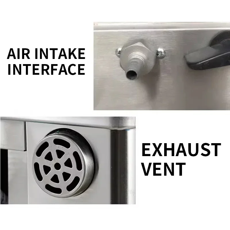 Kommerzielle Edelstahl-Kuchenmaschine mit großem Rast, doppelseitig, beheizte Küchengeräte, Restaurant, Snackbar, Pfannkuchenmaschine