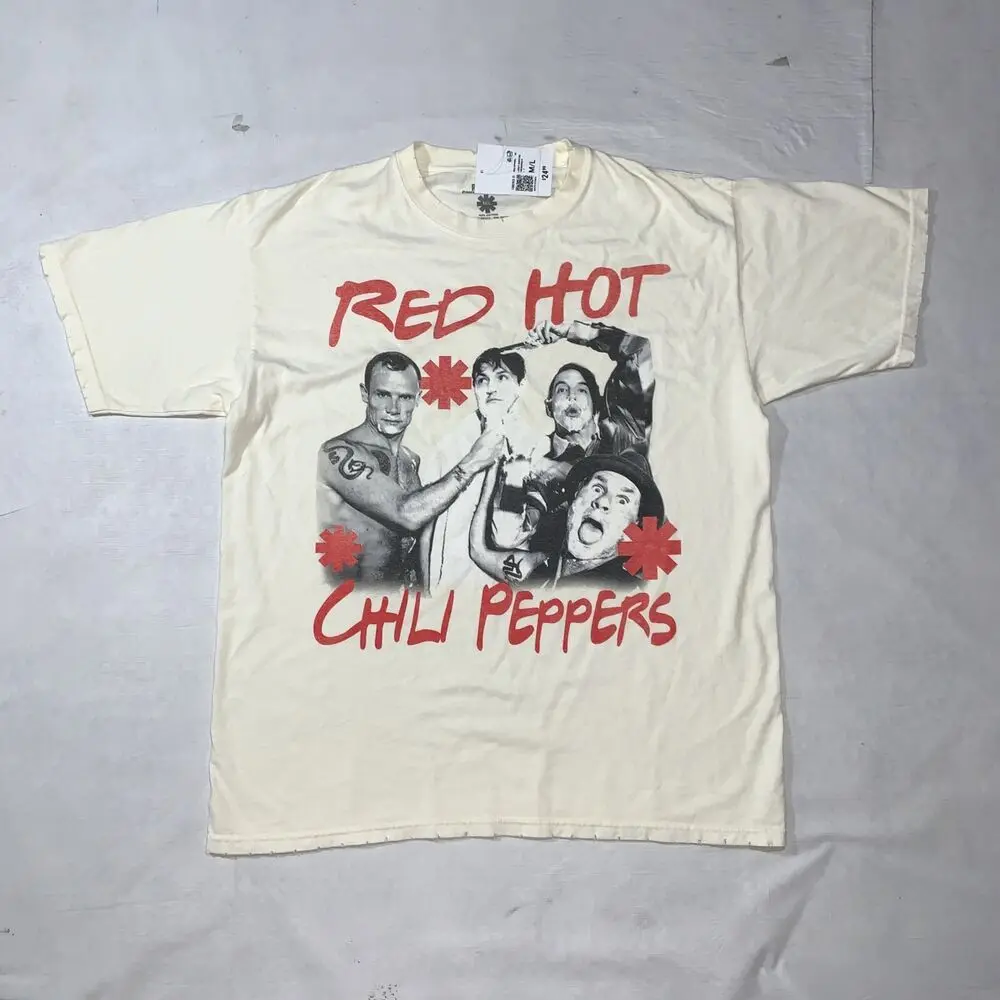 NWT Red Hot Chili Pepper All Over Print T-shirt Size Med Large Msrp 24.99