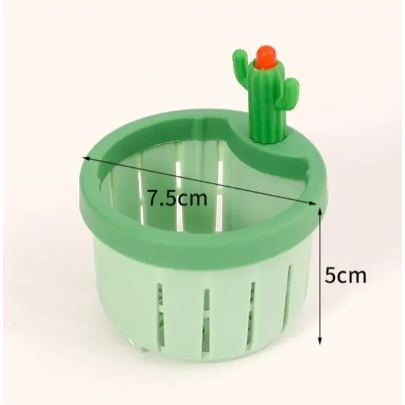 1pc Cactus Sink Filter Household Kitchen Drainage Basket Sink Debris Anti-blocking Anti-smell Anti-bug Strainer Sink Accessories