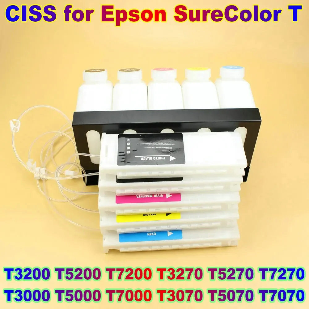 

Printer CISS Bulk BIS Ink Supply System For Epson T5000 T3000 T7000 T3070 T5070 T7070 Ciss System Ink System Printing Parts