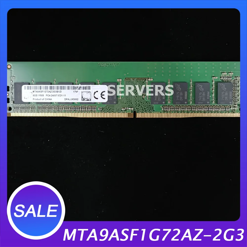 

For CRUCIAL 8G 1RX8 PC4-2400 ECC DDR4 Server Memory MTA9ASF1G72AZ-2G3