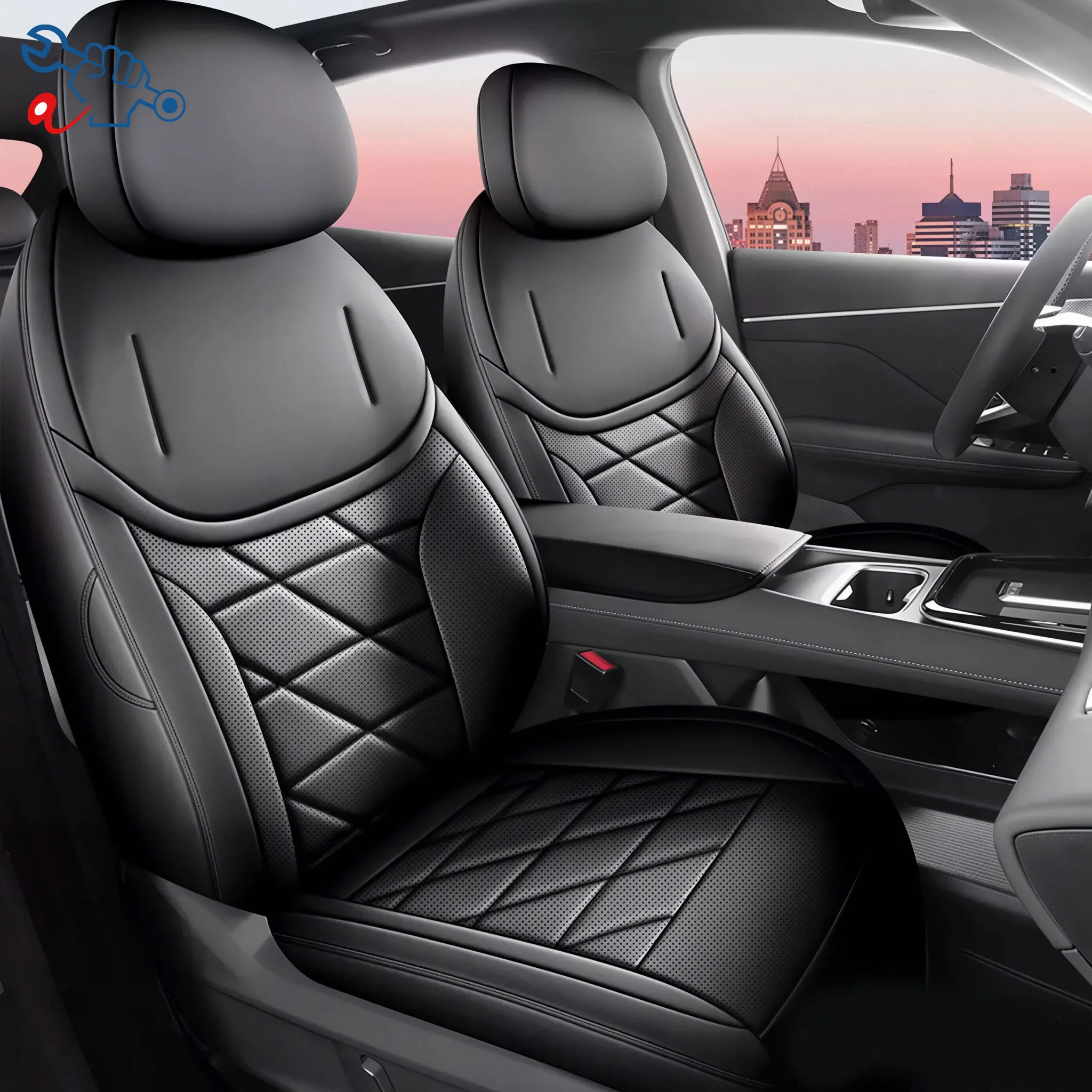 Left-Drive Car Seat Cover For Changan Deepal S05 2025-2026 Custom Fit Full Surround Seat Cushions All Weather Protective Covers
