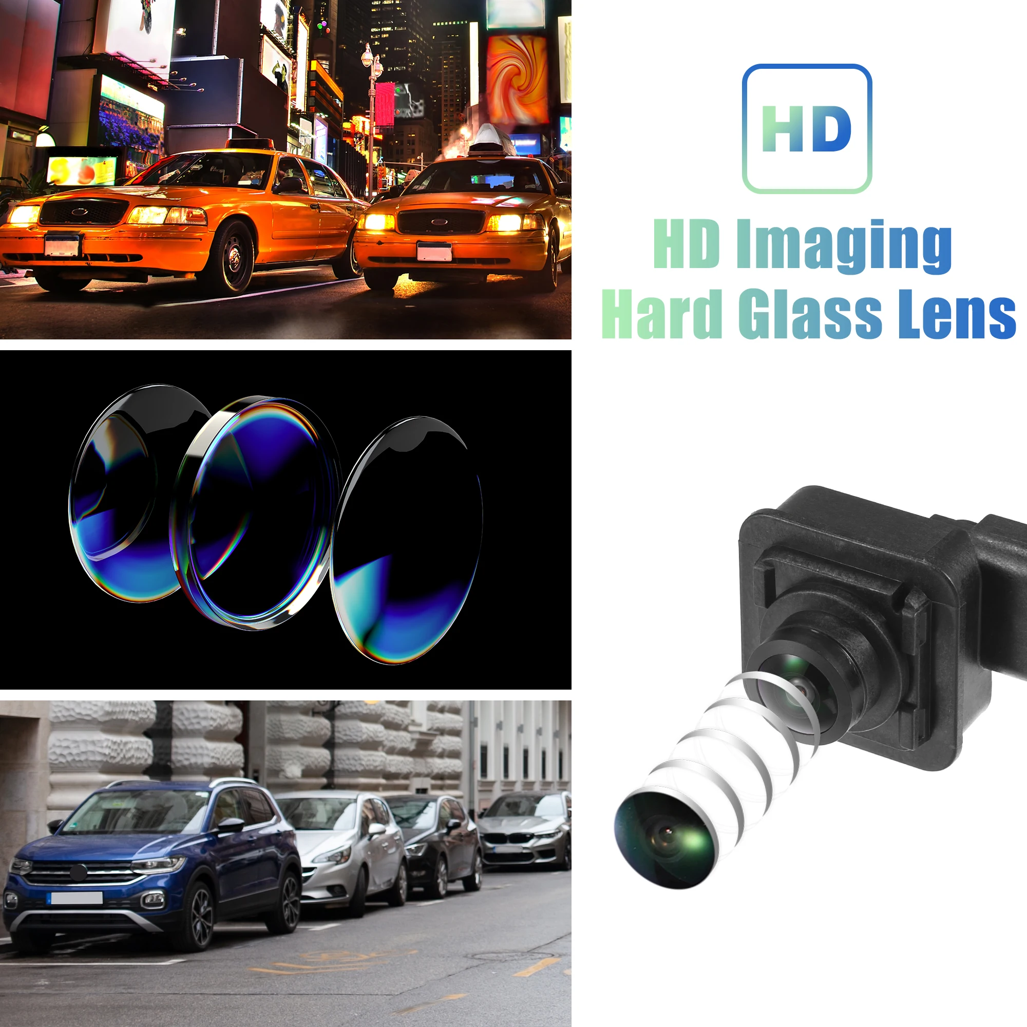 

UXCELL Автомобильная камера заднего вида, широкоугольная камера заднего вида для помощи при парке, подходит для Ford F250 F350 F450, упаковка из 1 шт.