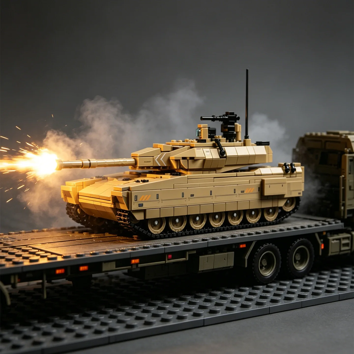 

Новая сборная модель основного боевого танка M1A4 Abrams 2026 года - американский гусеничный бронированный танк - развивающая игрушка для мальчиков
