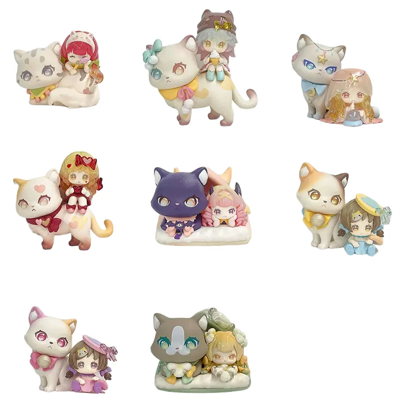 

Оригинальный Berry Cat Nini Baby-Маленький кот сопровождающей серии You, слепая коробка, модная игрушка, фигурка, орнамент, коллекция праздничных подарков