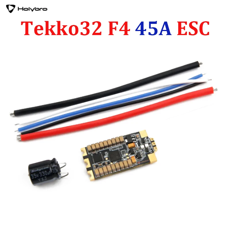 

Holybro Tekko32 F4 45A Brushless ESC BLHeli_32 Bit 2-6s Dshot1200 Compatible BetaflightF3/F4 Flight Controller for RC FPV Drone