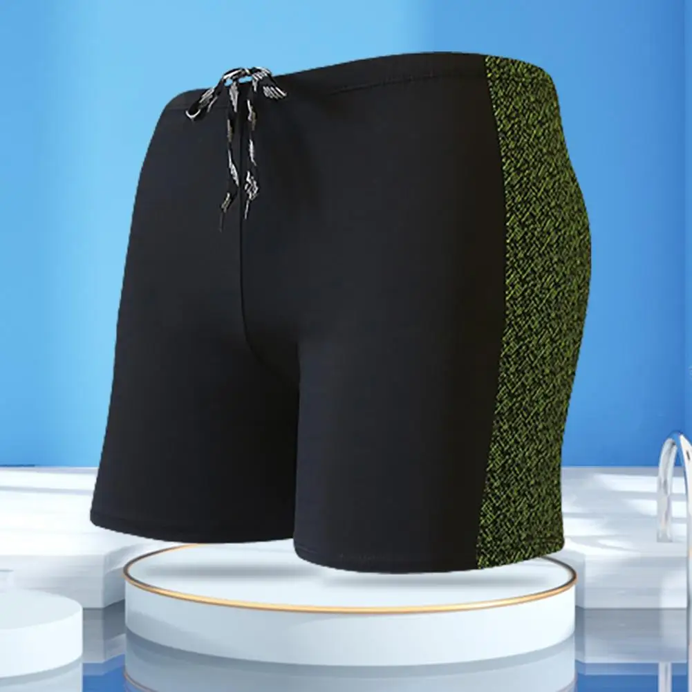 Trend ige Strands horts schnell trocknende Anti-Schrumpf-geometrische Nähte drucken Schwimmbad koffer Männer Badehose Slim Fit