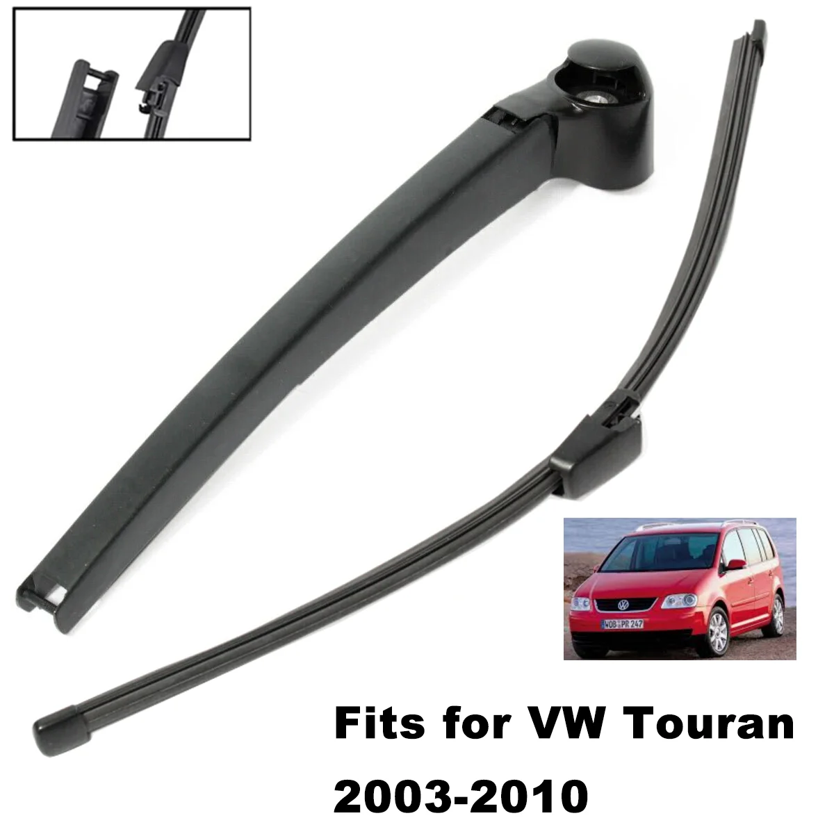 

Сменные задние стеклоочистители для VW Touran 290-2003 OEM 1T0955707A, 2010 мм, 16 дюймов, 410 мм