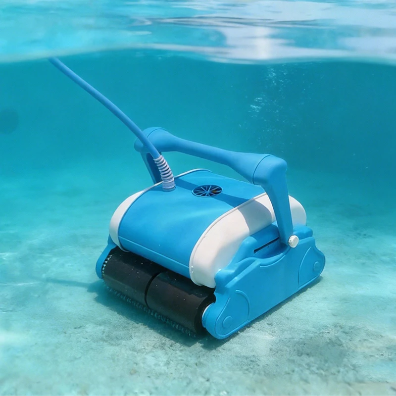 Customizable High Efficiency Plug Powered Automatic Pool Cleaning Robot For Hotels Families Private In-Ground/Above-Ground Pools