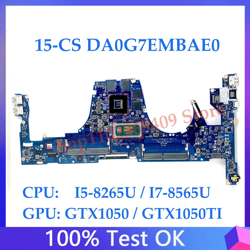 L44879-601 L34171-601 Mainboard For HP 15-CS Laptop Motherboard DA0G7EMBAE0 W/ I5-8265U/I7-8565U CPU GTX1050/GTX1050TI 100% Test