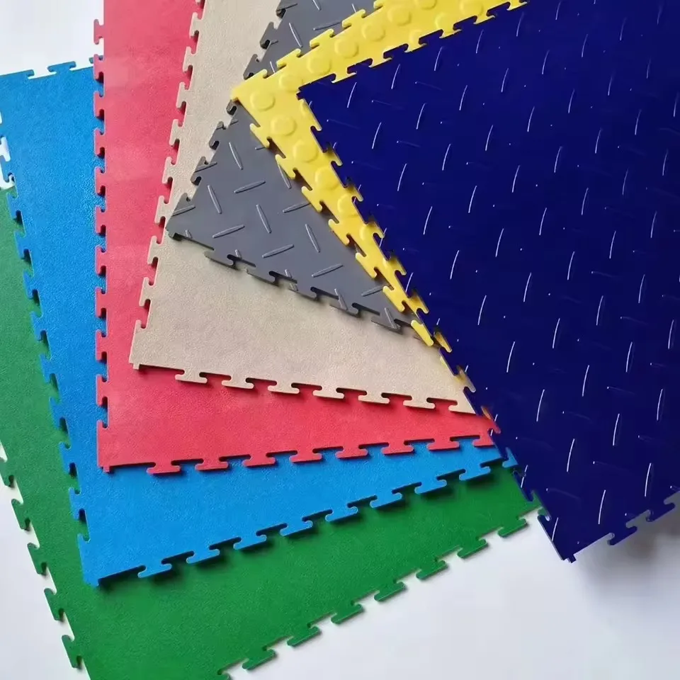 Modular Anti Slip Workshop PVC Interlocking Garage Floor Tile for Car Parking Garage Flooring Tiles Rubber Flooring (2 reviews)