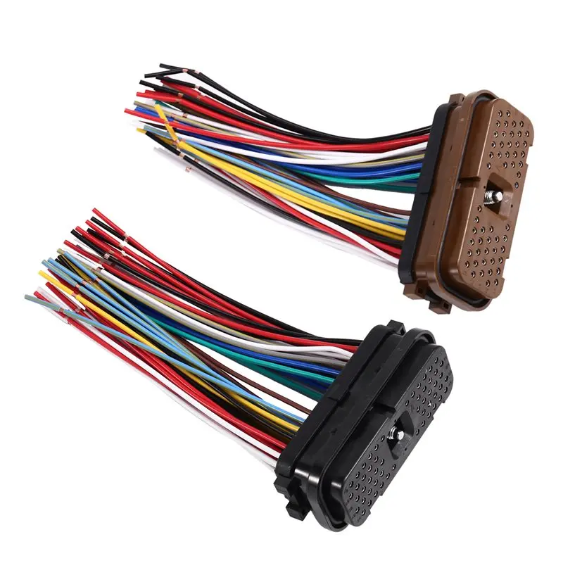 Excavator Spare Parts ECU Controller Plug 153-2620 54Pins 153-2630 E320C/D/E E324D/E E325C/D E330C/D Connector-T61C