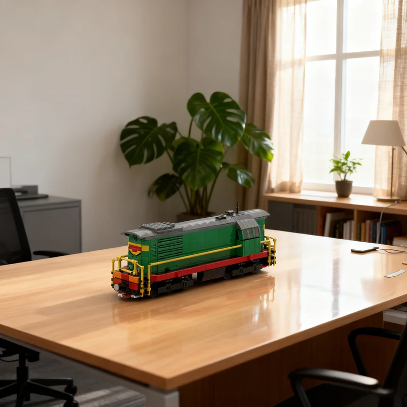 

750pcs MOC Russian Diesel Locomotive ChME3 3 City Trains Model Building Blocks Architecture Toy Christmas Gifts Brick Kids DIY