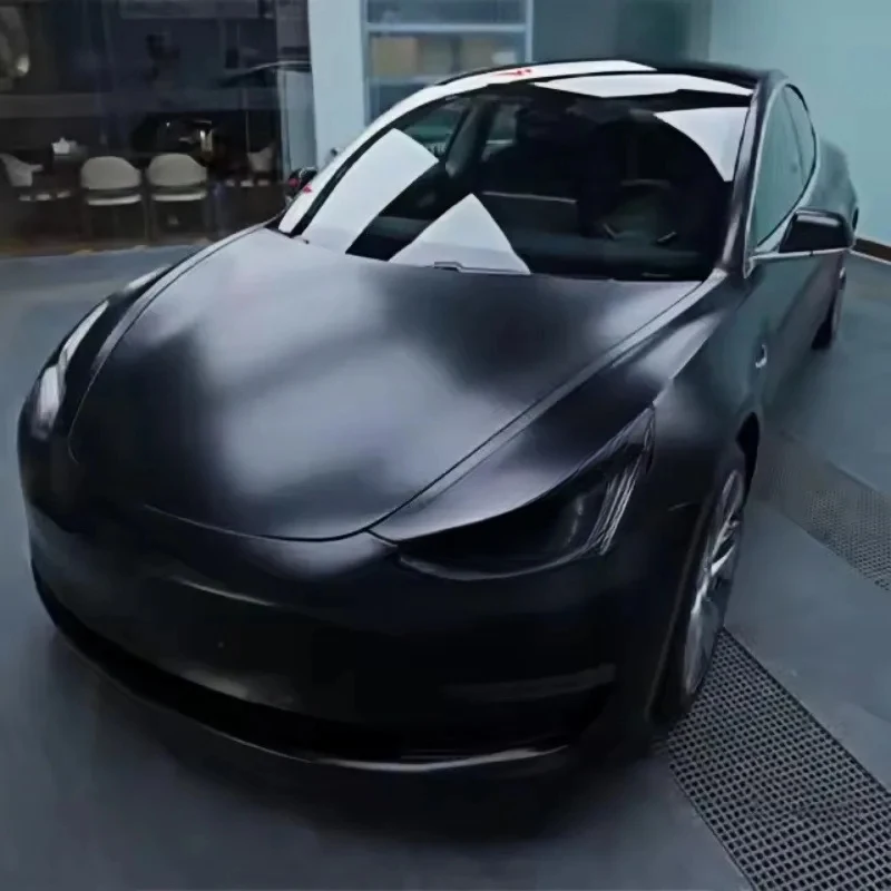 

Хит продаж: Матовая черная ПЭТ-пленка с защитой от царапин, изменяющая цвет, виниловая пленка PPF для оклейки автомобилей в рулонах