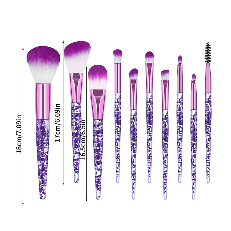 8/10 pièces/lot ensemble de pinceaux de maquillage professionnel Super doux détail brosse Blush brosse fond de teint correcteur fard à paupières brosse outils de beauté