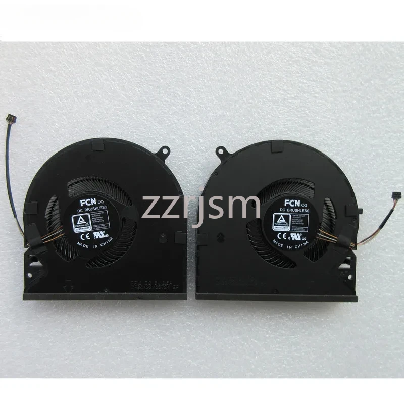 New Original Laptop CPU GPU Cooling Fan For Razer Blade 15 Advanced 2021 RZ09-0409 Model Gaming  DFS5K221155724 DFS5K22B056733