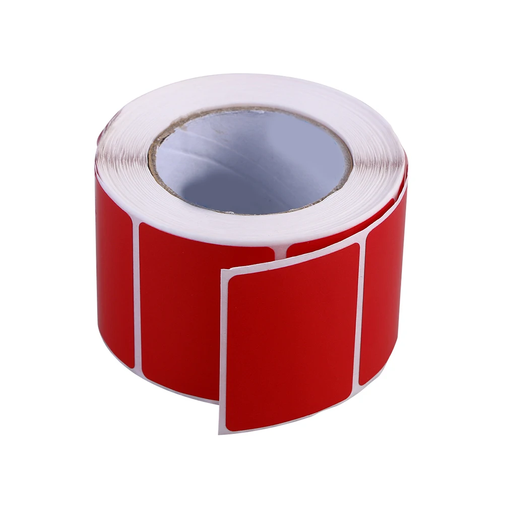 

3 Roll Pure Color Blank Thermal Transfer Labels Printer Paper Shipping Adhesive Stickers (Red, Yellow and Green Each Roll)