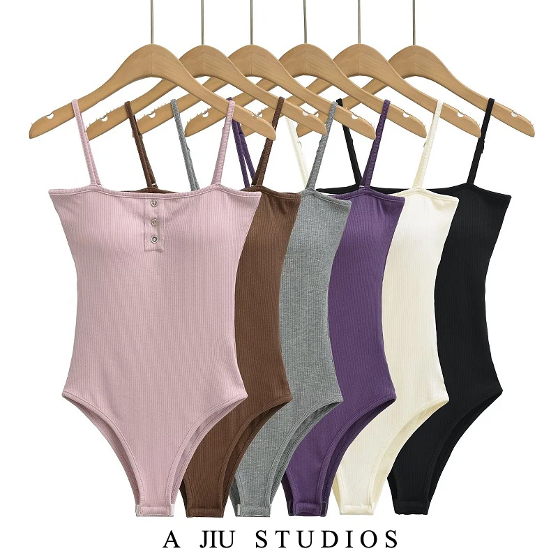 

Street Sle, сексуальный пикантный девушка с нагрудной подушечкой, жилет на пуговицах, женский эластичный комбинезон для похудения, облегающий крой с высокой талией...