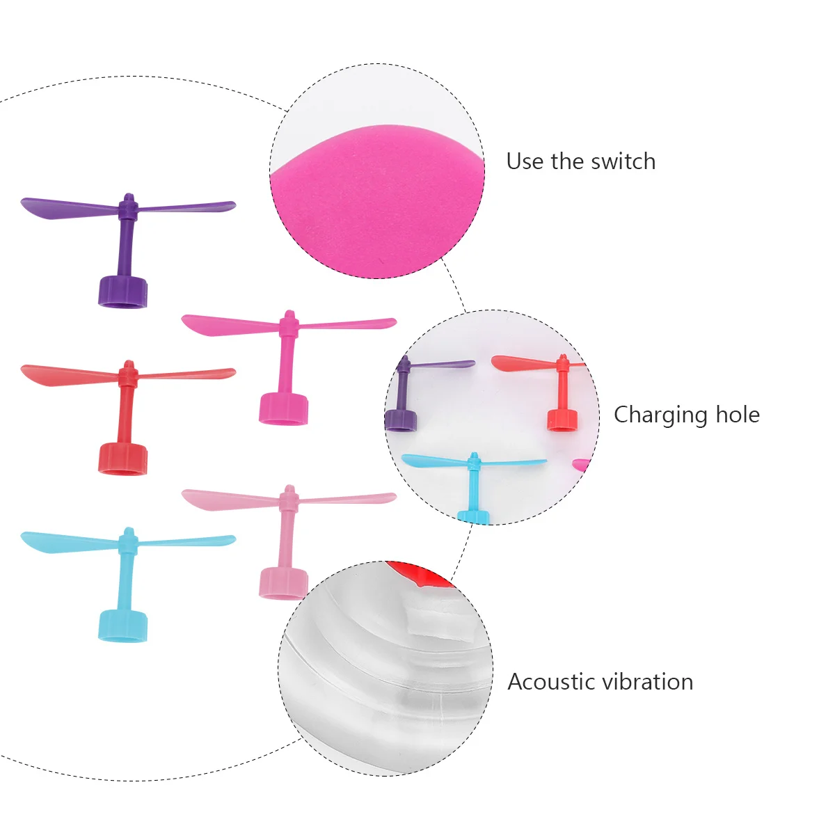 

5Pcs Lovely Decor Dragonfly Suction Cup Easy Install Motorbike Decoration Creative Funny Ornament