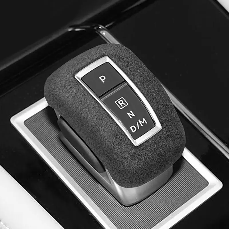 

For Mitsubishi Outlander 2023 Car Gear Shift Boot Cover Trim Sticker Anti Scratch Interior Tuning Accessories Made of Alcantara
