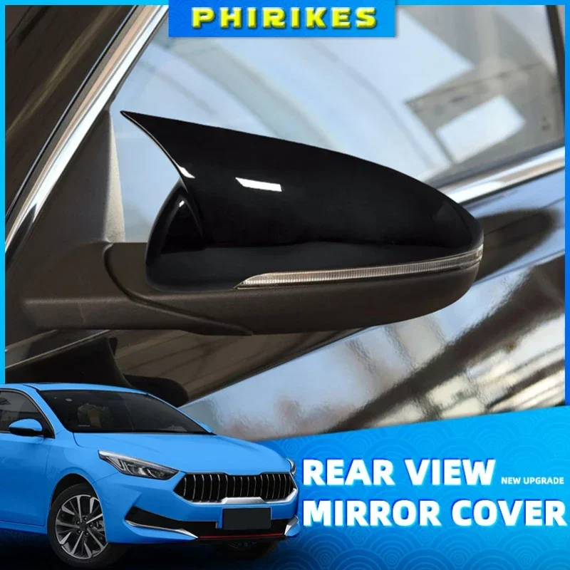 

Rearview Mirror Cover Trim for Kia Forte K3 Cerato 2019-2022 Modified Horns Shell Sticker Caps Car Styling