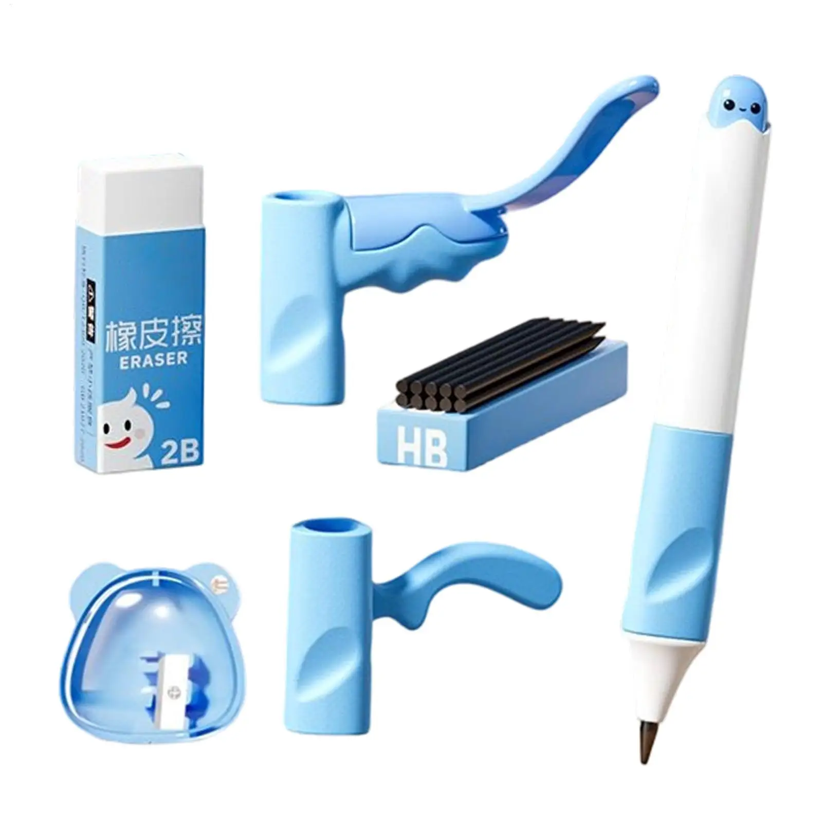 

Детский набор ручек для карандашей, ручка для практики письма, корректирующие захваты для карандашей, письменные принадлежности для дошкольников, детского сада, детей 3-12 лет