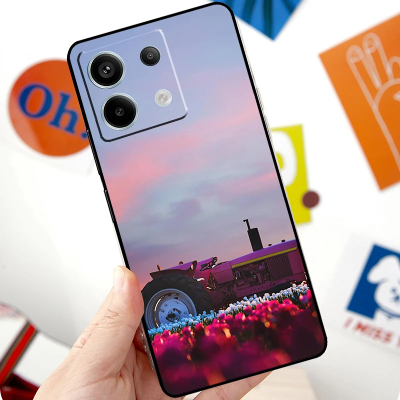 جرار زراعي Funda لهاتف Xiaomi Redmi Note 14 13 10 11 12 Pro 10S 11S 12S حافظة لهاتف Redmi 15 14C 10C 12C 13C
