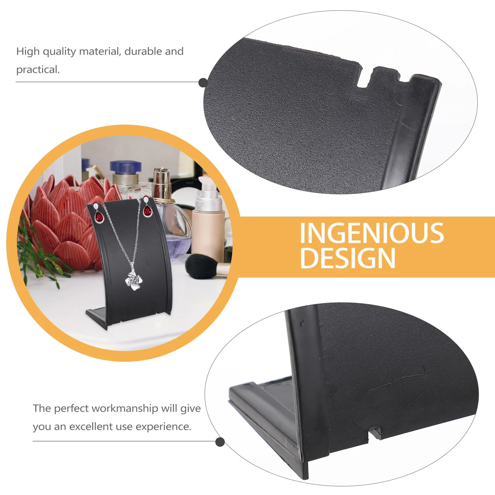 

Стойка для демонстрации сережек, органайзер для ювелирных изделий, держатель для ожерелья из АБС-пластика, пластиковые серьги St, решение для хранения для домашнего магазина