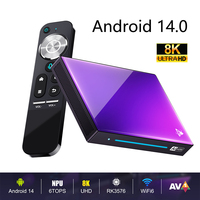 H96 MAX M9 Android 14 Smart TV Box BT5.4 2.4G 5G Wifi6 Rockchip RK3576 1000M Media Player 8K Set Top Box 4GB 32GB 8GB 128GB