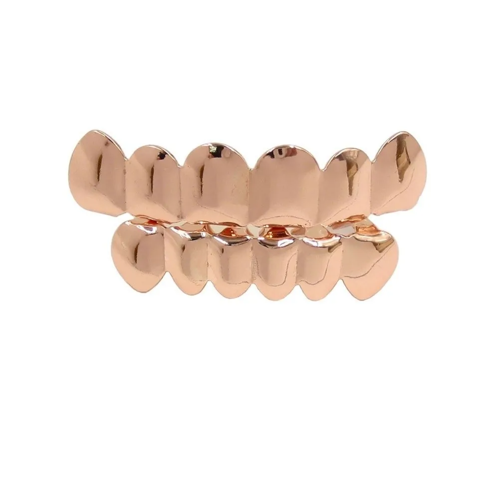 Modisches Set aus Oberteil und Unterteil mit Zahn-Grillz, bequem, glänzend, zahnmedizinische Grillz, einzigartig, langlebig, Halloween-Zahn, Hip-Hop-Stil – Detail 3