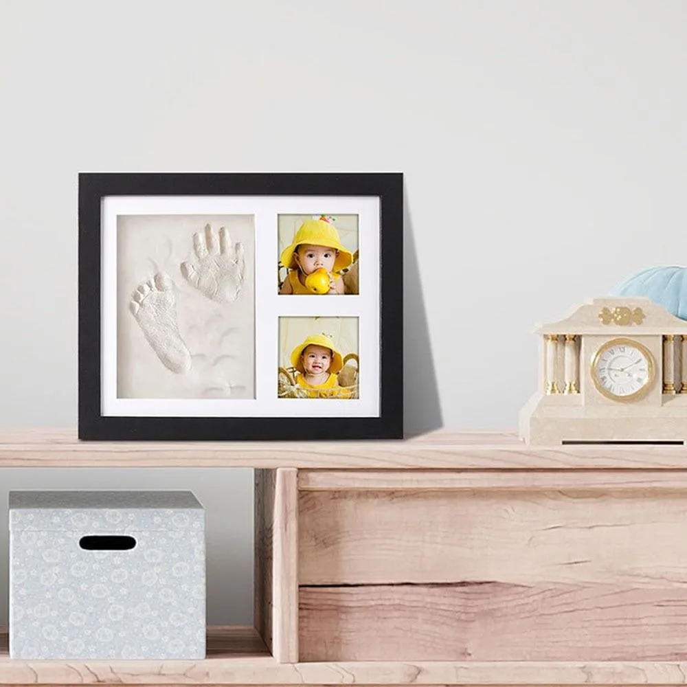 Non-Toxic DIY Keepsake Kit Creative Clay Mold Handprint Kit Exquisite Safe Footprint Frame Baby Shower Gift