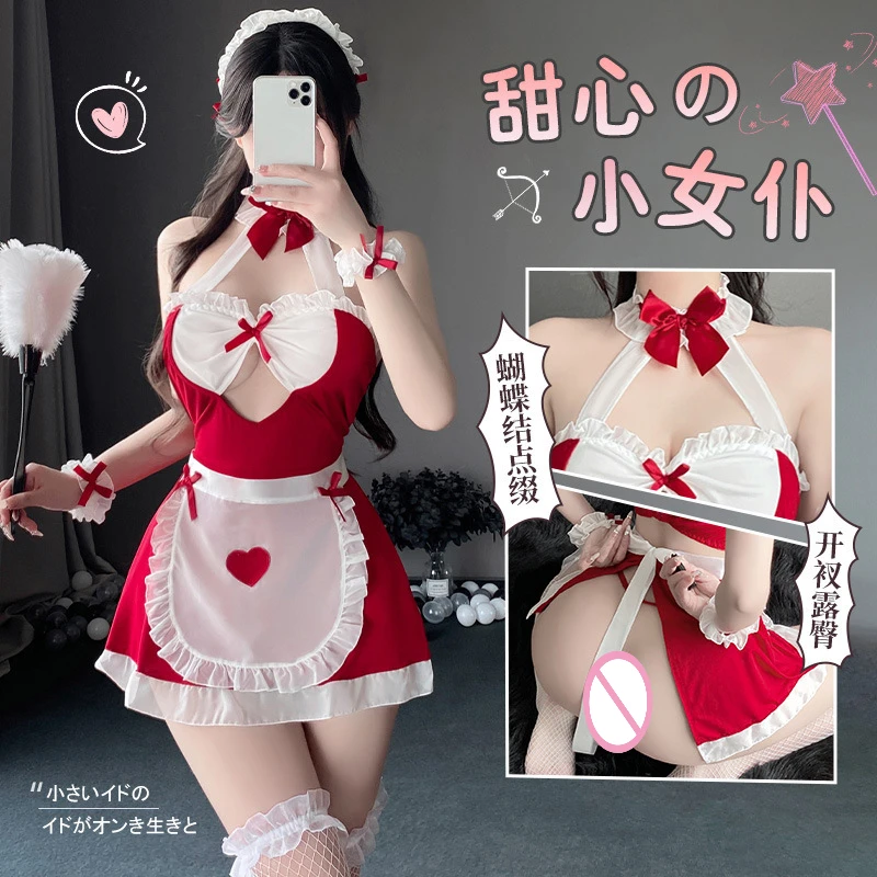 

Sweet Sexy Woman Lingerie Babydoll Maid Dress Uniform Costume Role Play Exotic Apparel Sexy Lingerie Cosplay Porno Costumes Girl