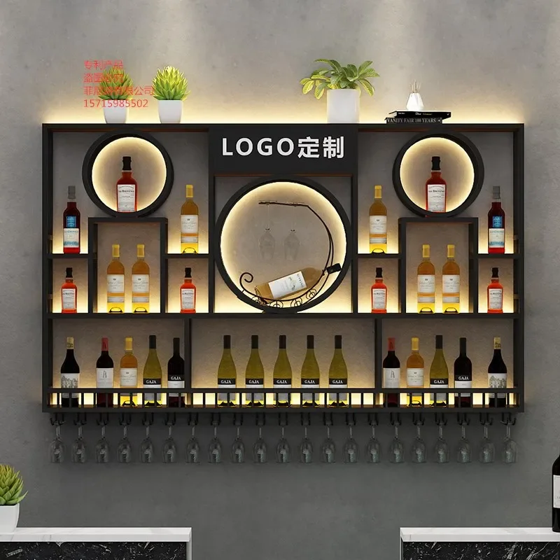 Restaurant Equipment Simple Storage Closet Furniture To Assemble Drinks Cabinet Multifunctional Kitchen Whiskey Display Bar Shop