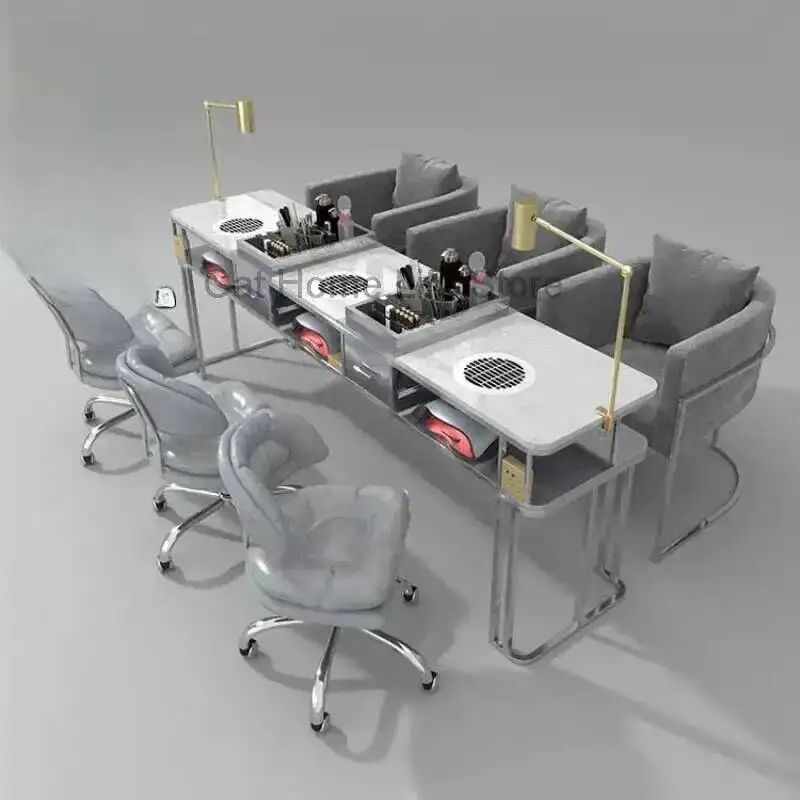 

Nail Designer Top Manicure Pink Table Glass Portable Nails Tools Furniture Tech Dust Collector Luxury Cheap Tables Manicur Offer