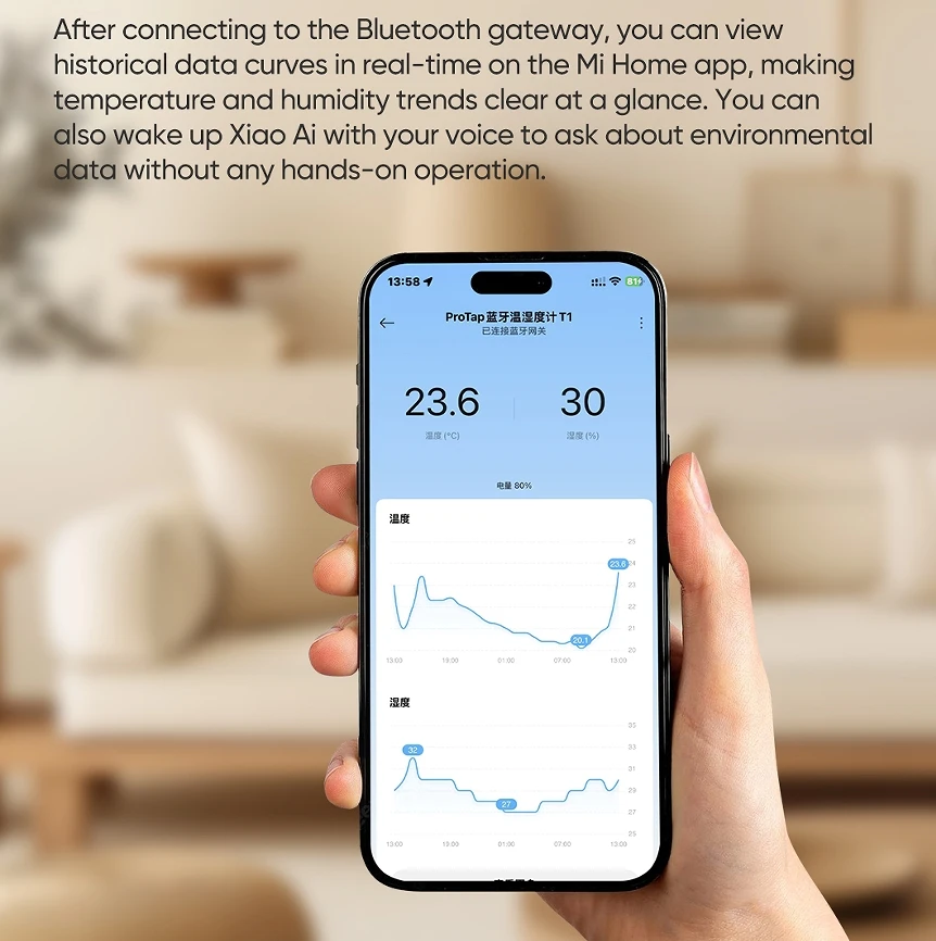 Aqara Light Sensor T1 Brightness Sensor Zigbee 3.0 Automation Smart home Light Detector Control Work With Aqara Home Homekit APP