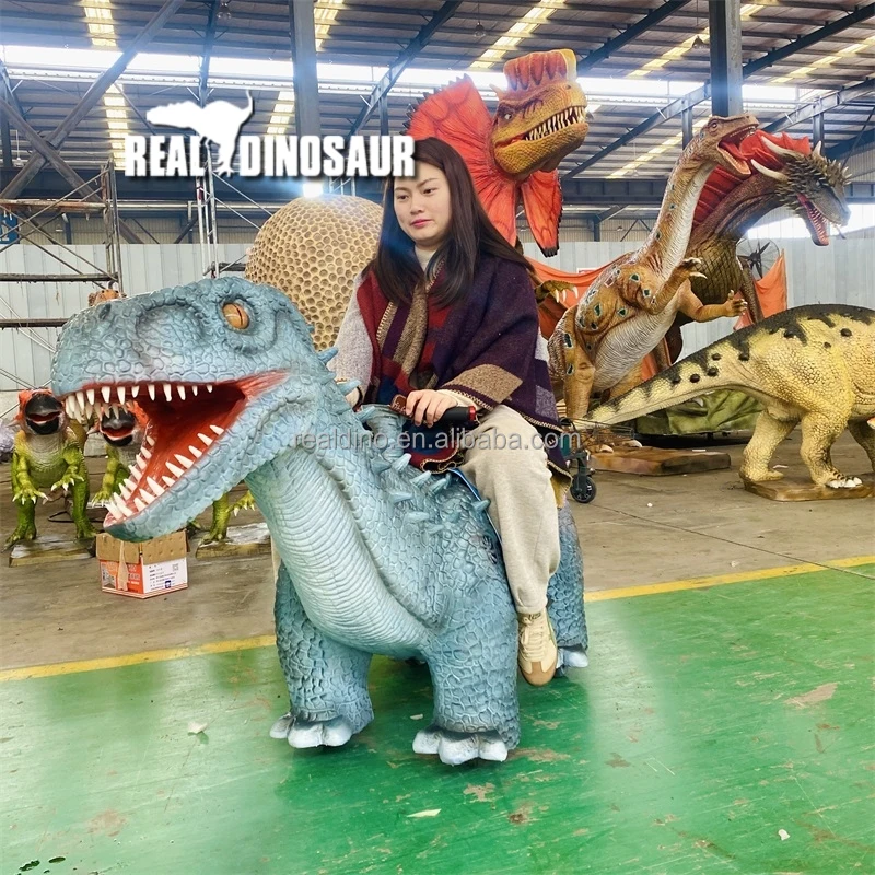 Funny Amusement Ride Electronic Dinosaur Toy Cars for Kids