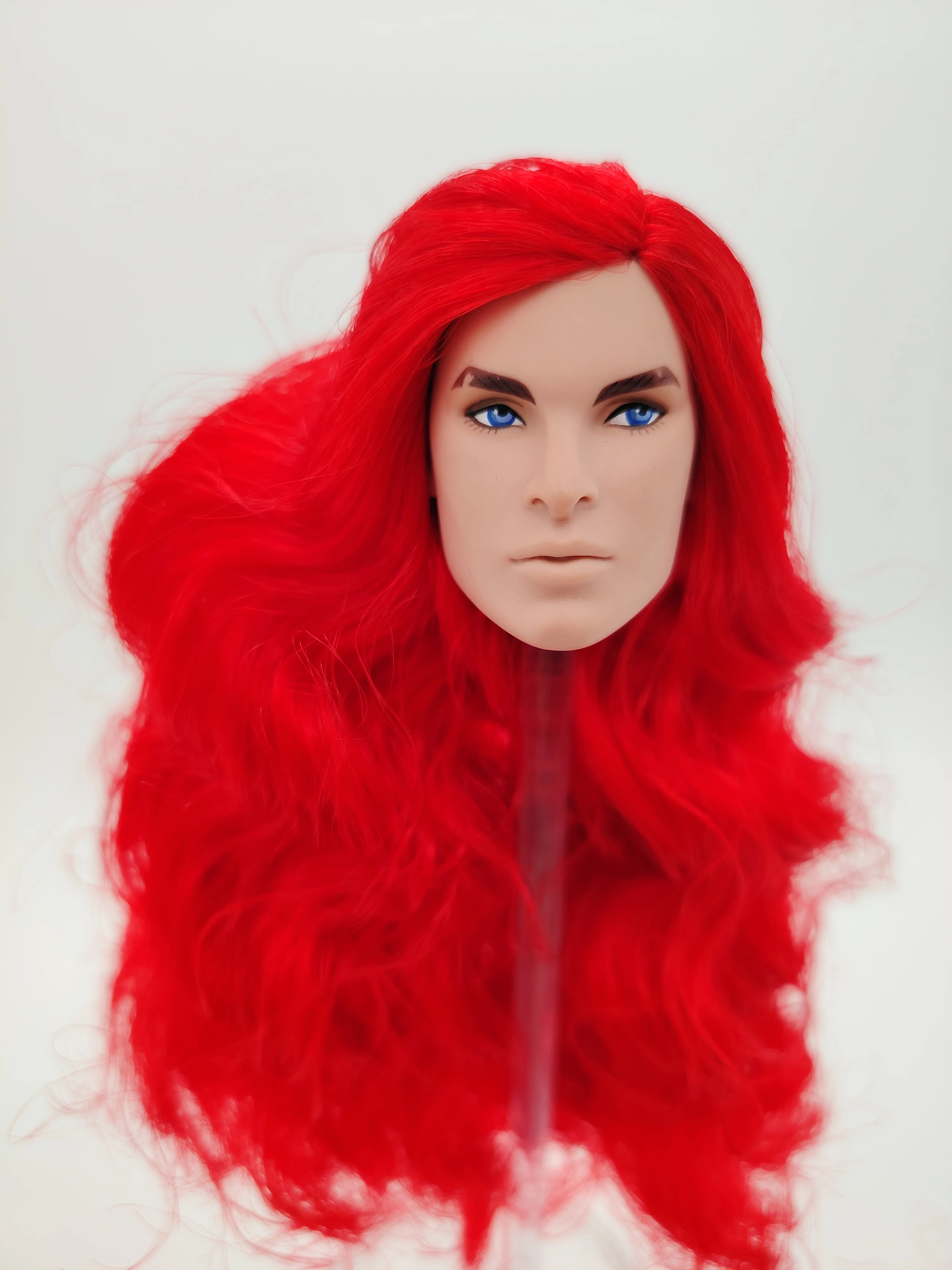 

Мода Royalty Callum Windsor масштаб 1/6 мужская голова куклы FR белая кожа красные волосы целостность Коллекционная фигурка