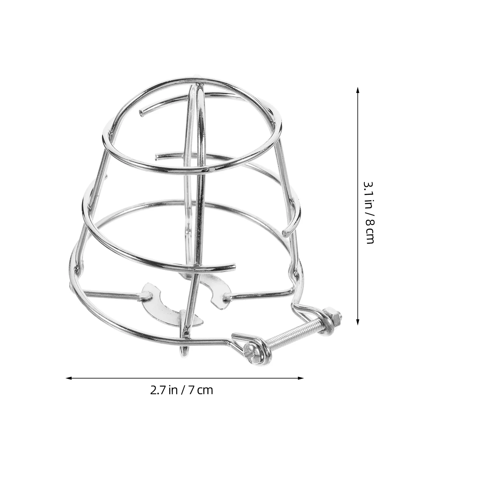 Cabezal de aspersor de hierro macizo, jaula para montaje en techo, protección anticolisión, 2 uds.