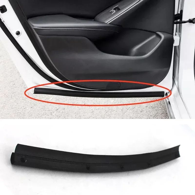 

Car Door Lower Seal Rubber Sealing Tape Strip Panel With buckle for Honda Civic 2016 2017 2018 2019 2020