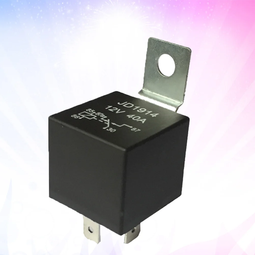 

5 Pin 12V 40A Auto Universal Car Relay Socket Base Holder For Horn Headlight Alarm Automotive Relay Black